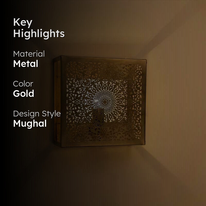 Yasmeen Metal Wall Lamp media 2