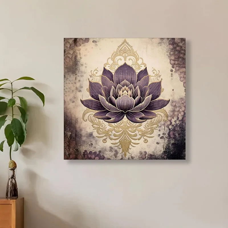 Pastel Lotus Wall Art Without Frame media 2