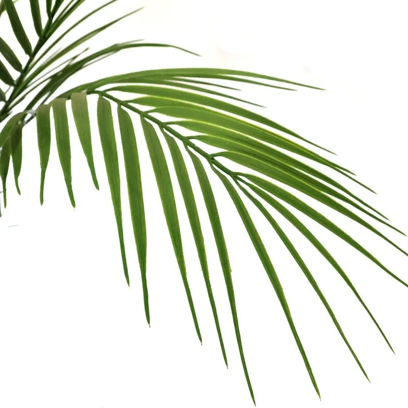 SilkaLeaf Areca Palm Artificial Plant With Black Plastic Pot - 3.9 Feet media 6