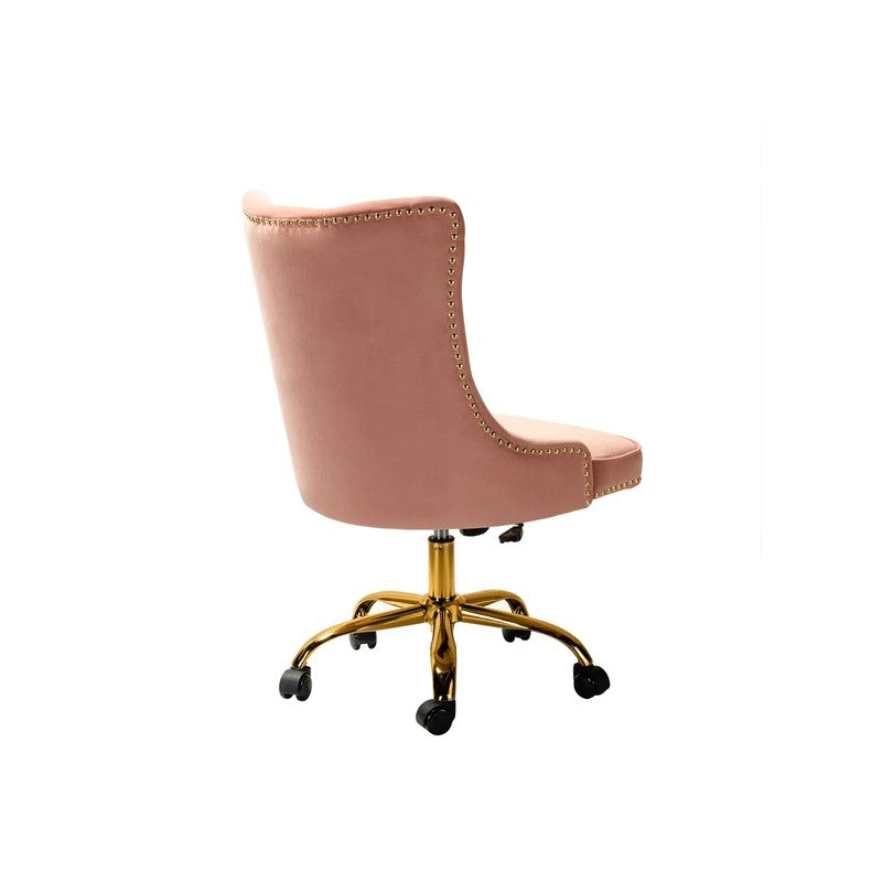 Seatra Neem Wood Office Chair - Pink media 6