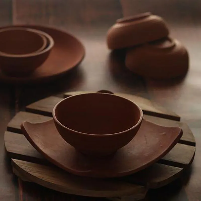 Rhea Terracotta Serving Bowl (220 mL) - Set Of Two media 9