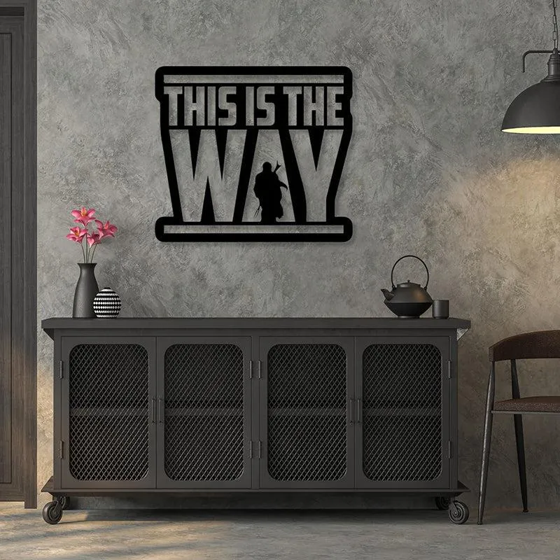 This IS The Way Iron Wall Accent media 1