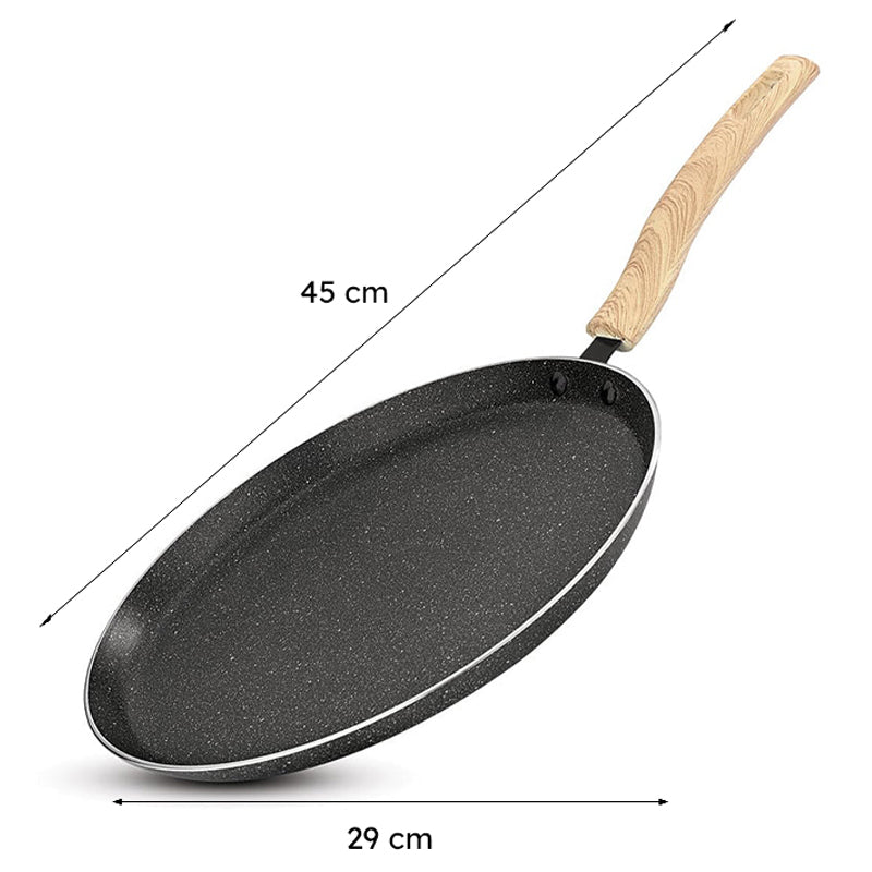 Bergner Terra Black Induction Safe Non-Stick Dosa Tawa - 29 cm media 8
