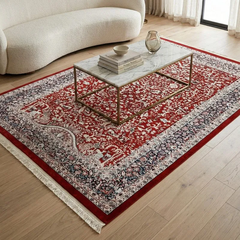 Gulzaar Art Silk Carpet media 3