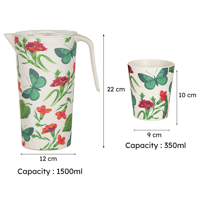 India Circus Aria Jug & Glass Set (1500 mL/350 mL) - Five Piece Set media 8