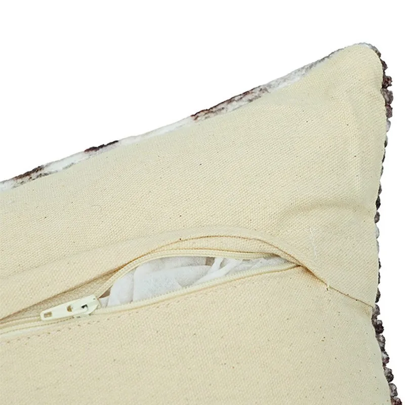 PetalReverie Cushion Cover (Coffee) - Set Of Five media 7