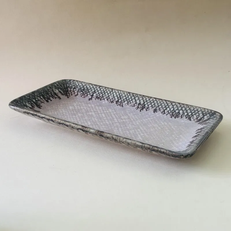 Ceramic Rectangular Platter - Pink media 3