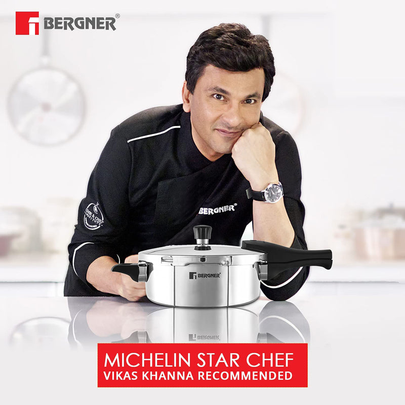 Bergner Argent Triply Pressure Cooker With Outer Lid - 2500 mL media 6