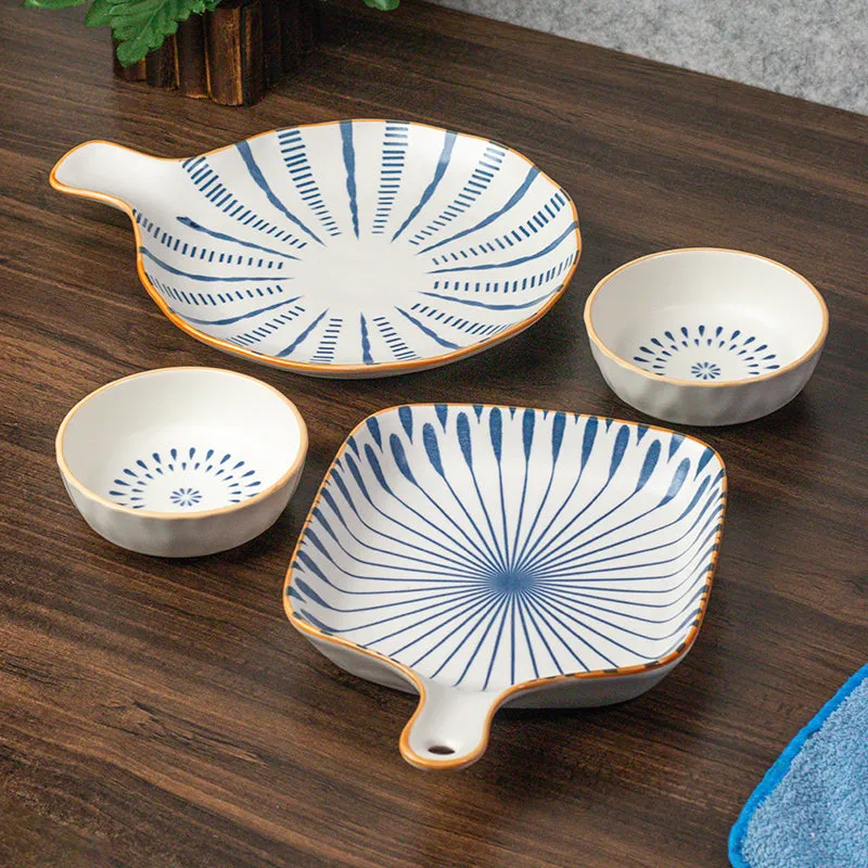 Shell Wave Porcelain Platter - Four Piece Set media 7