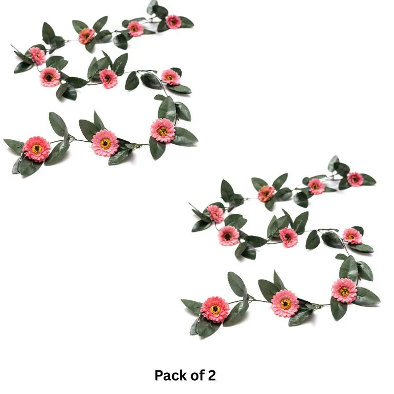 Fiora Artificial Gerbera Creeper (Dark Pink) Set of Two media 4