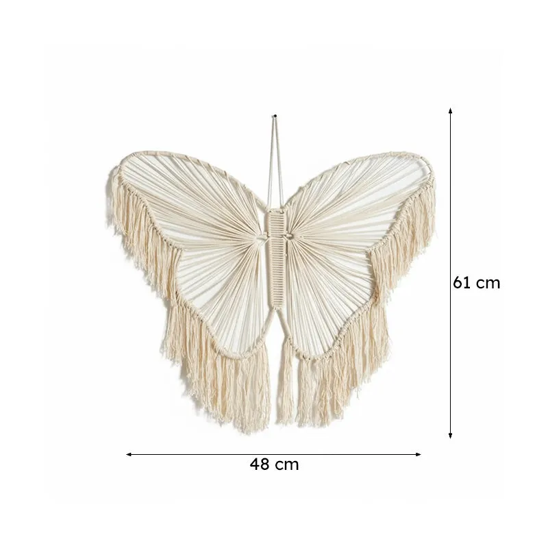 Butterfly Niara Macrame Metal Wall Accent media 5