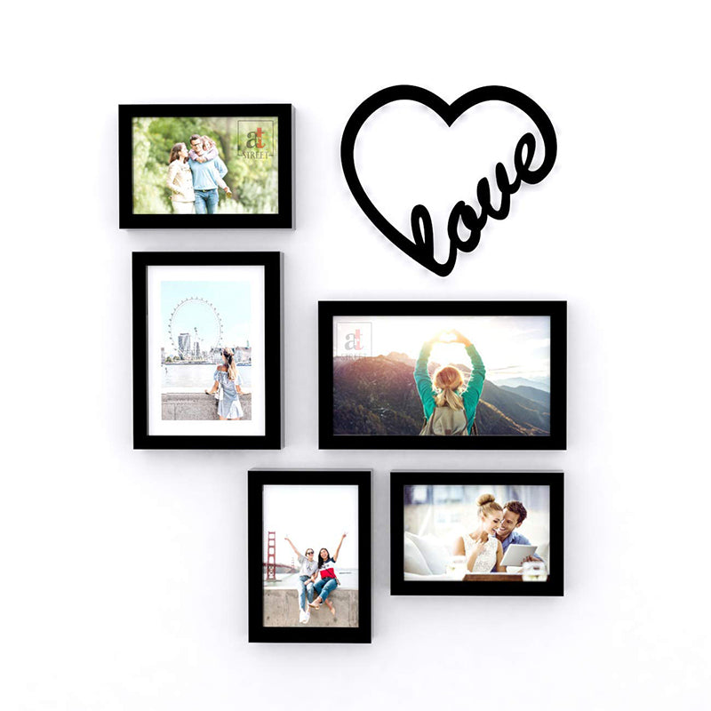 Valentine Wonder Plastic Photo Frame - Set Of Six