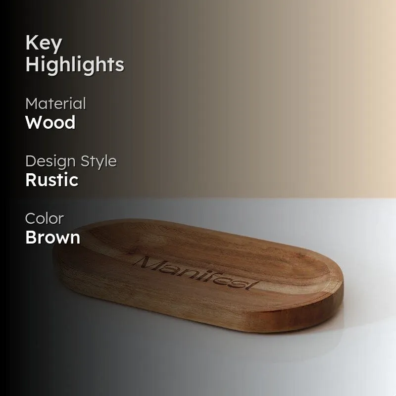 Manifest Wooden Platter media 2