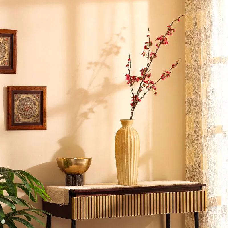 Artificial Realistic Cherry Blossom Stick - Dark Pink media 3