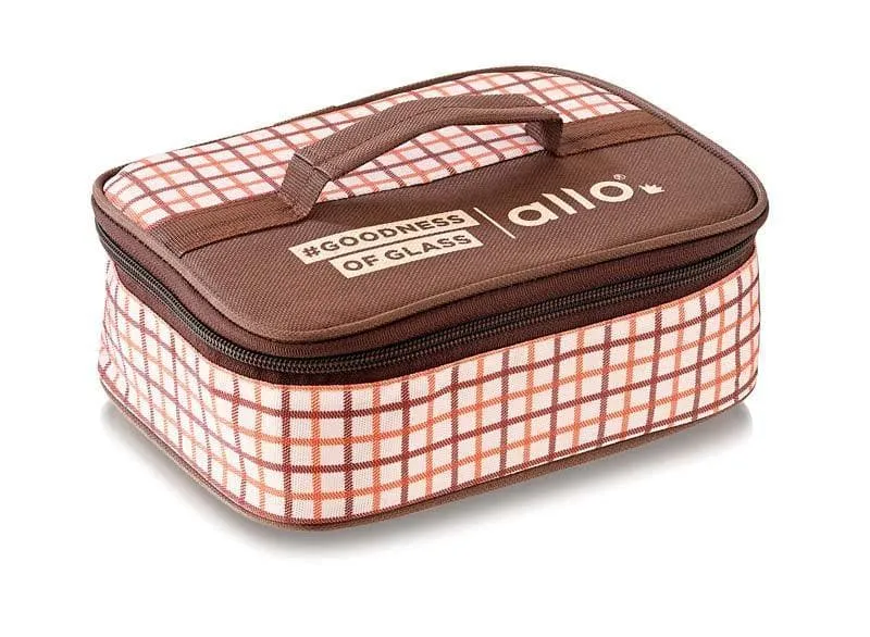 Casper Lunchbox With Chcekered Bag - 580 ML media 4