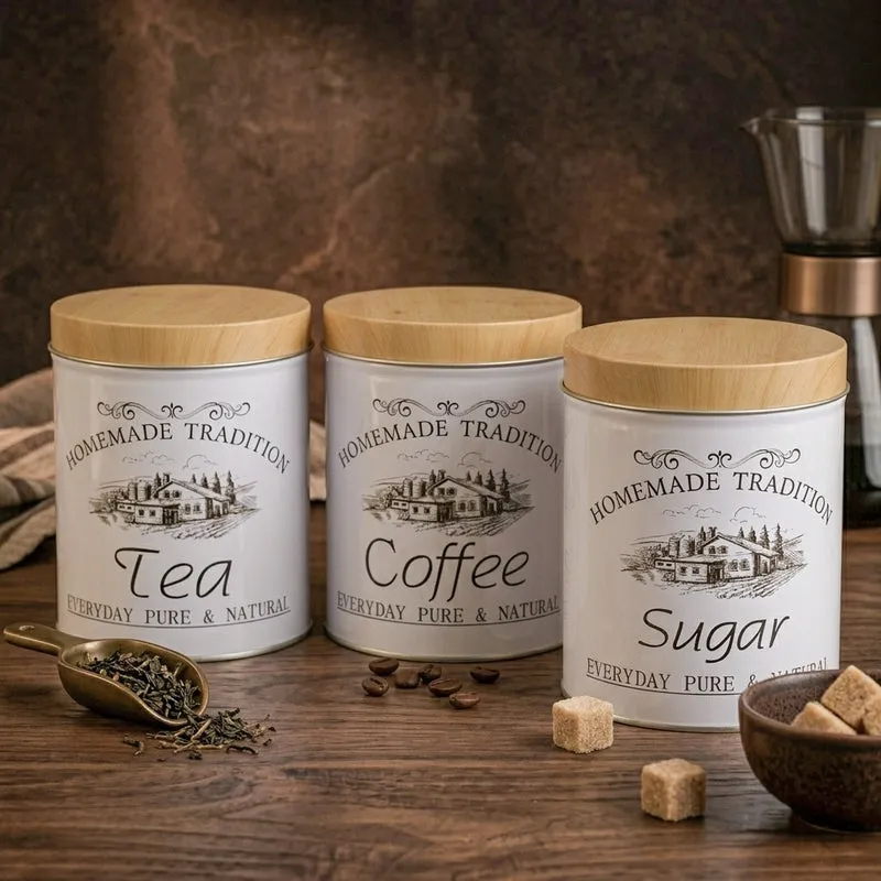 Tea Time Storage Box (750 mL Each) - Set Of Three media 4