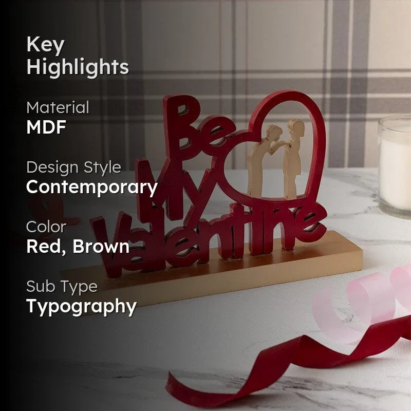 Valentine Verse Showpiece - Red media 2
