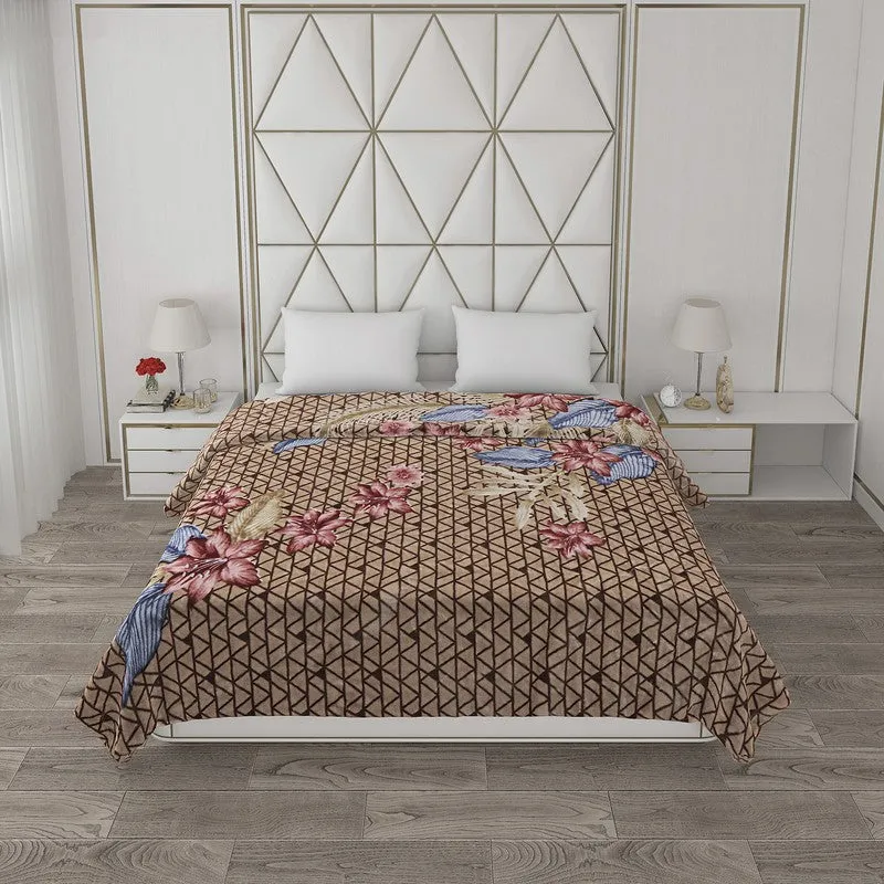 Monte Carlo Floral Fusion Blanket - 800 GSM media 5