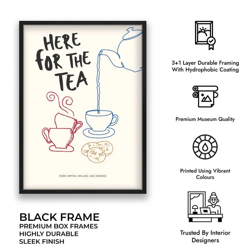 ForTea Archival Canvas Wall Art - Black media 10
