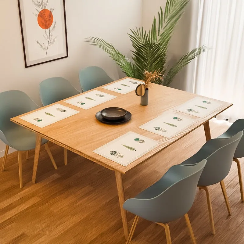 Bloomscape Cotton Table Mat (Blue) - Set Of Six media 1