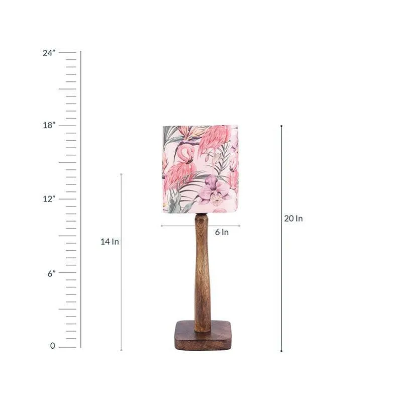 Flamin Flamingos Fabric Table Lamp - Multicolor media 5
