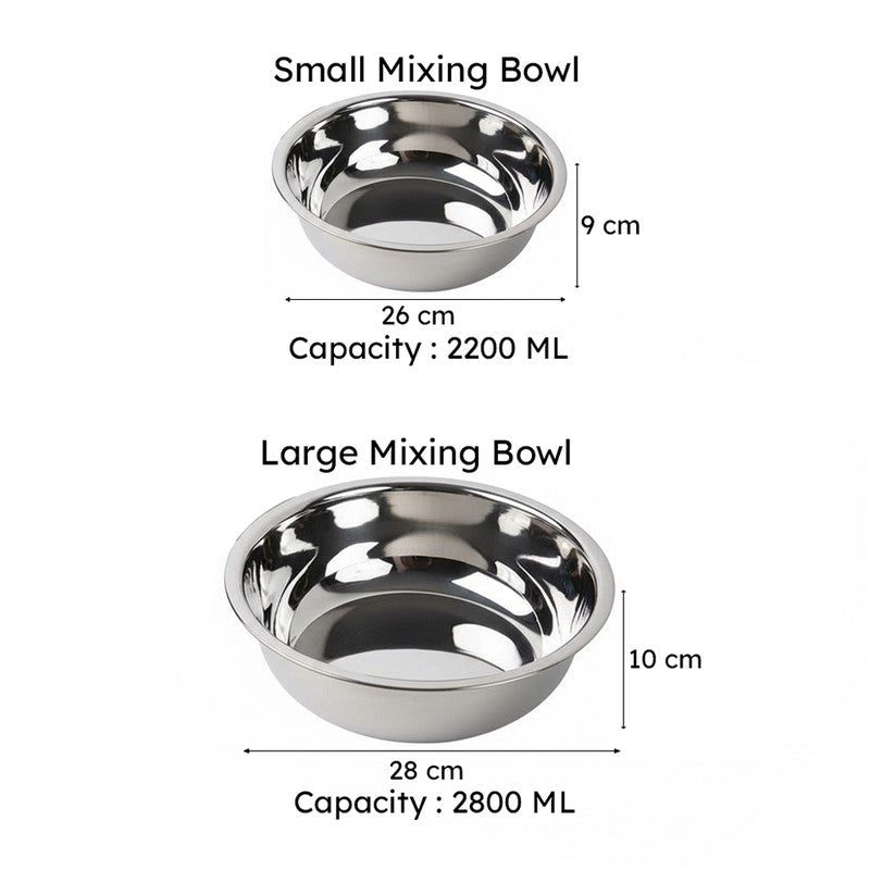 Blend Bliss Mixing Bowl (2200/2800 mL) - Set Of Two media 7