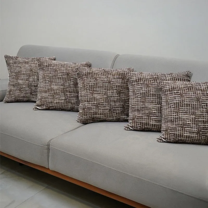 GeoMirage Cushion Cover (Brown) - Set Of Five media 4