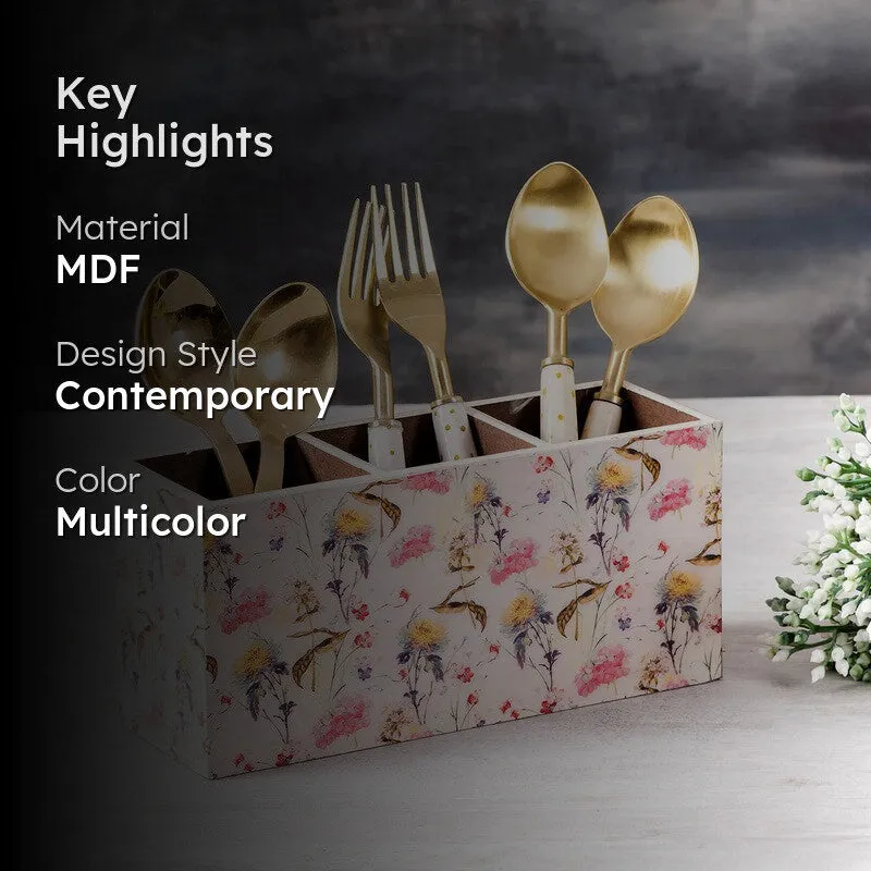 OakTray MDF Cutlery Stand media 2