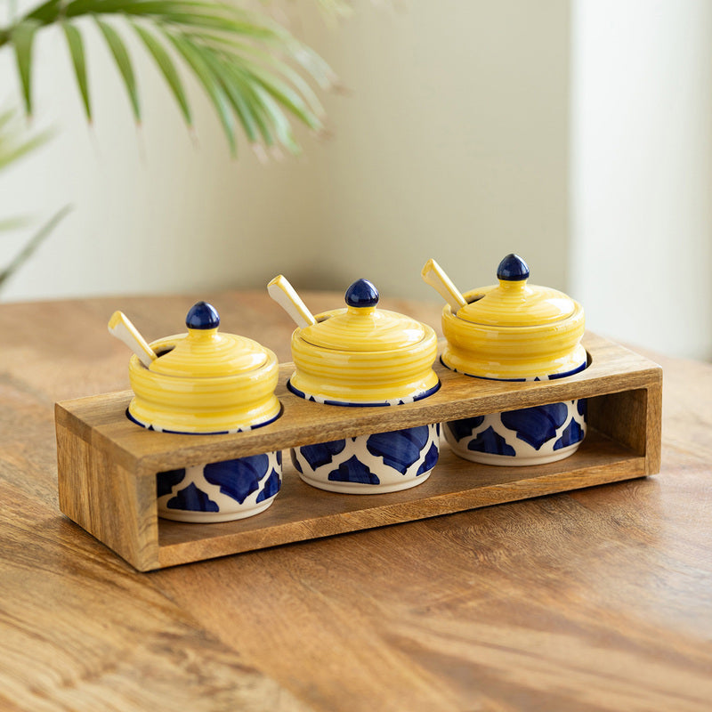 Mango Wood · Ceramic