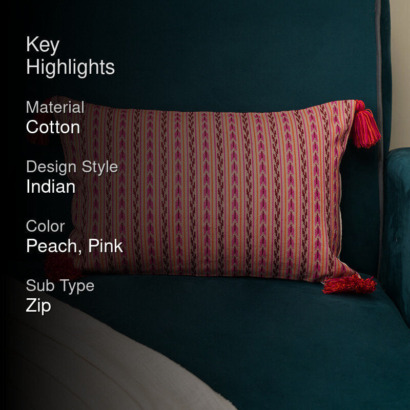 Loom Lina Cotton Cushion Cover media 2