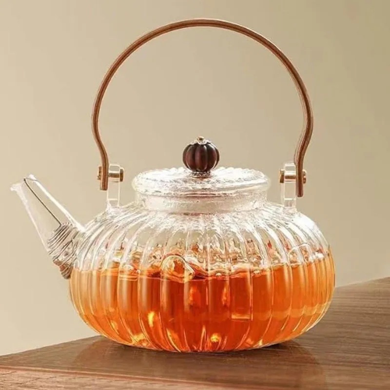 Resivio Borosilicate Glass Tea Pot - 900 mL media 1