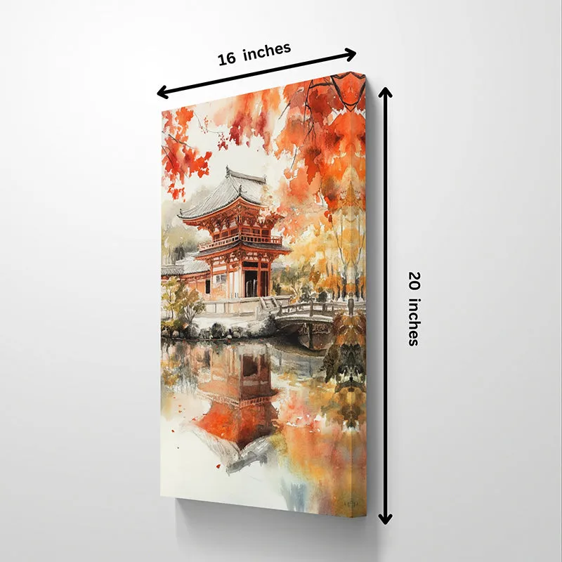 Geisha Gardens Wall Painting media 5
