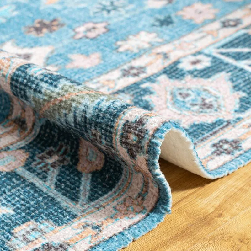 Tariq Hand Woven & Printed Cotton Dhurries media 5