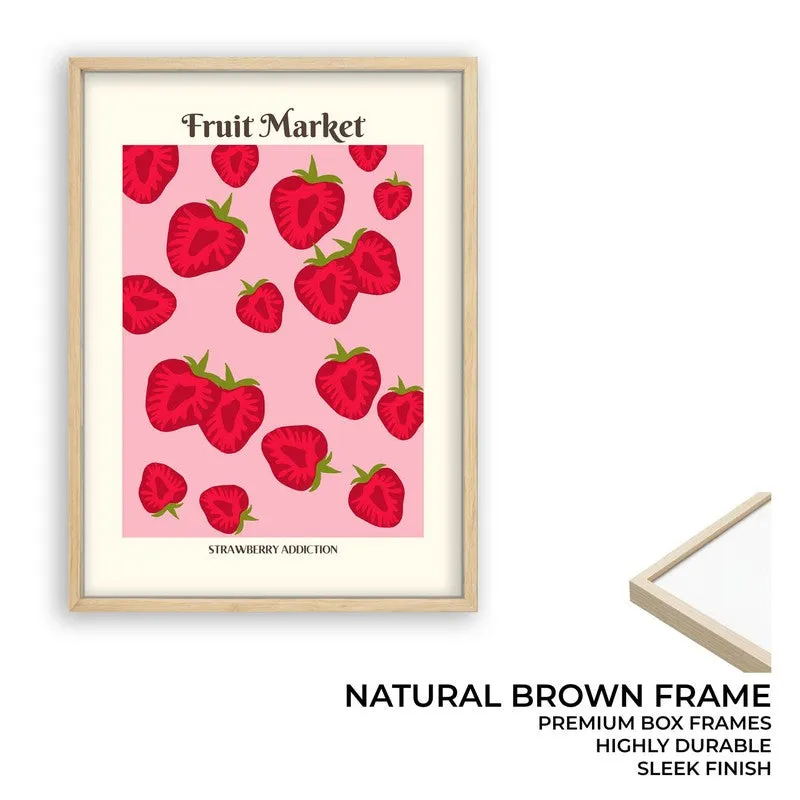 Berry Bliss Archival Canvas Wall Art - Brown media 10