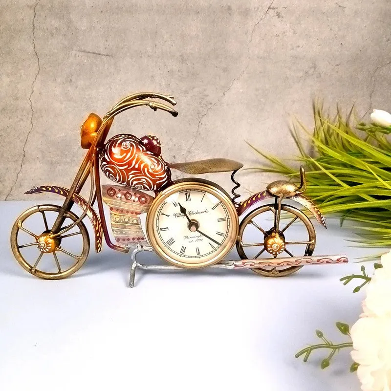Bullet Bike Iron Table Clock media 4