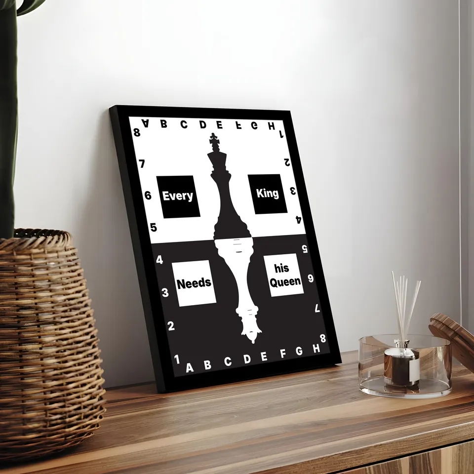 Black & White Chess Wisdom Wall Art media 3