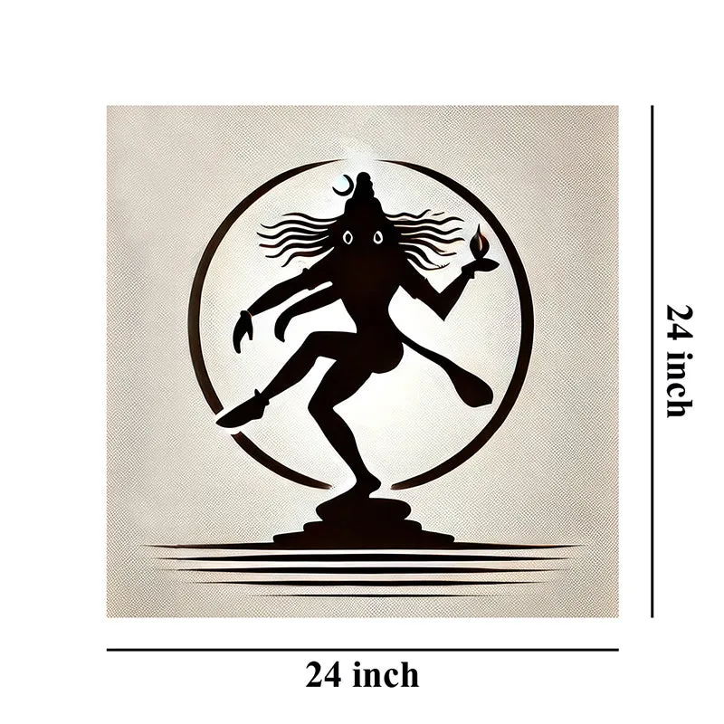 Ananda Tandava Wall Painting media 7