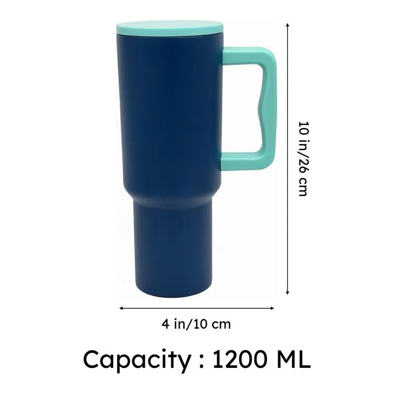 Sipsation Stainless Steel Tumbler (1200 ML) - Sapphire media 7