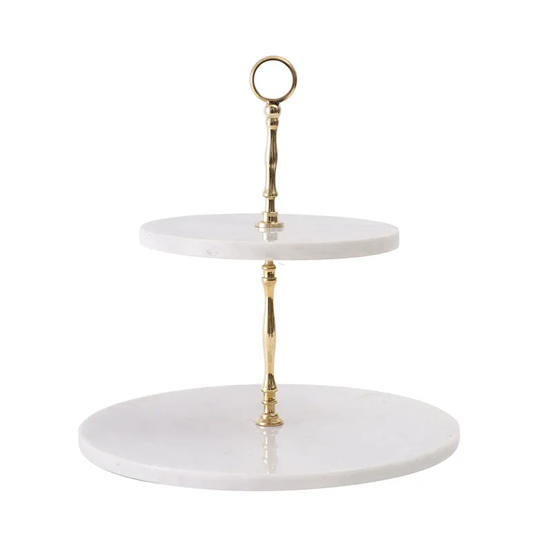 Veritas Two Tiered Marble Platter media 3