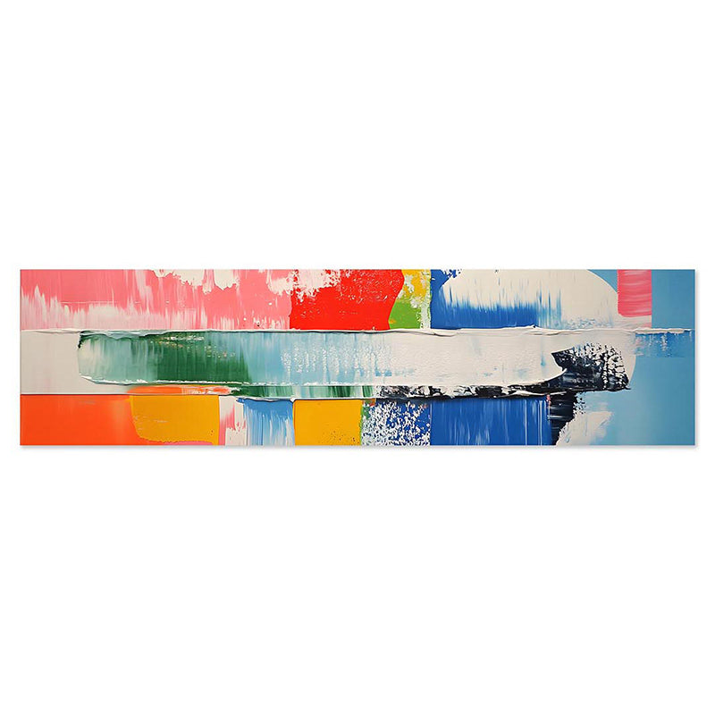 Chromatic Symphony Abstract Canvas Wall Art media 5