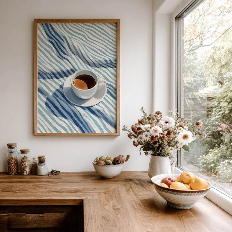 Coffee Couture Archival Canvas Wall Art - Brown media 8