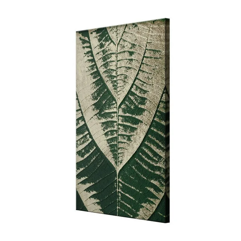 Leaf Pattern Poly Canvas Wall Painting media 5