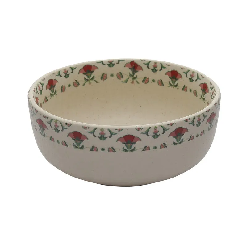 Rosette Multicolor Stoneware Serving Bowls - Set Of Two media 6