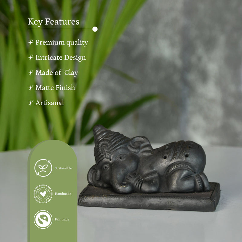 Nidra Vinayak Terracotta Idol media 5