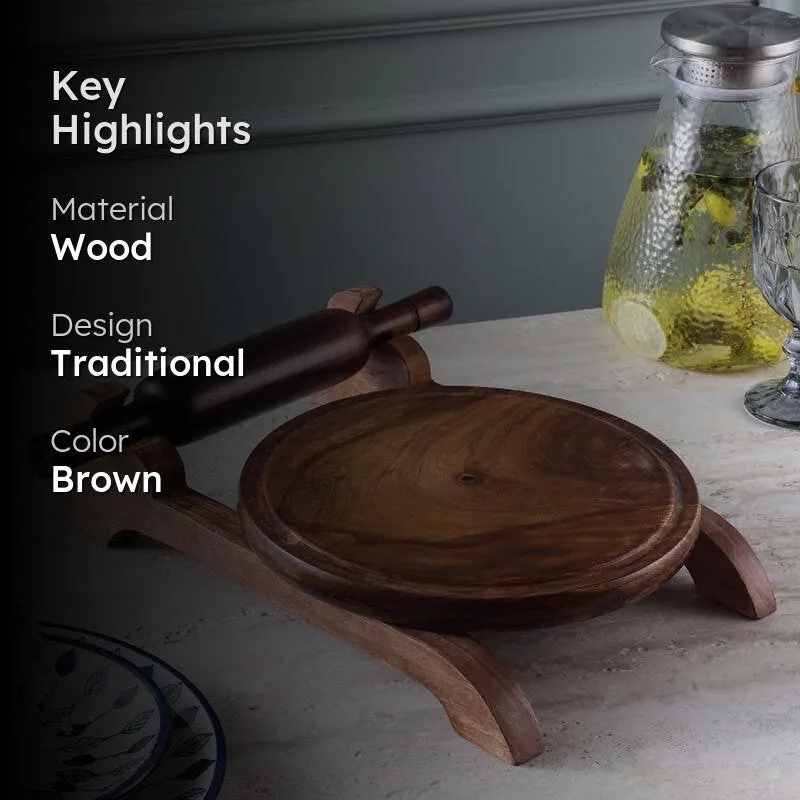 Insolite Rolling Board And Pin With Stand media 2