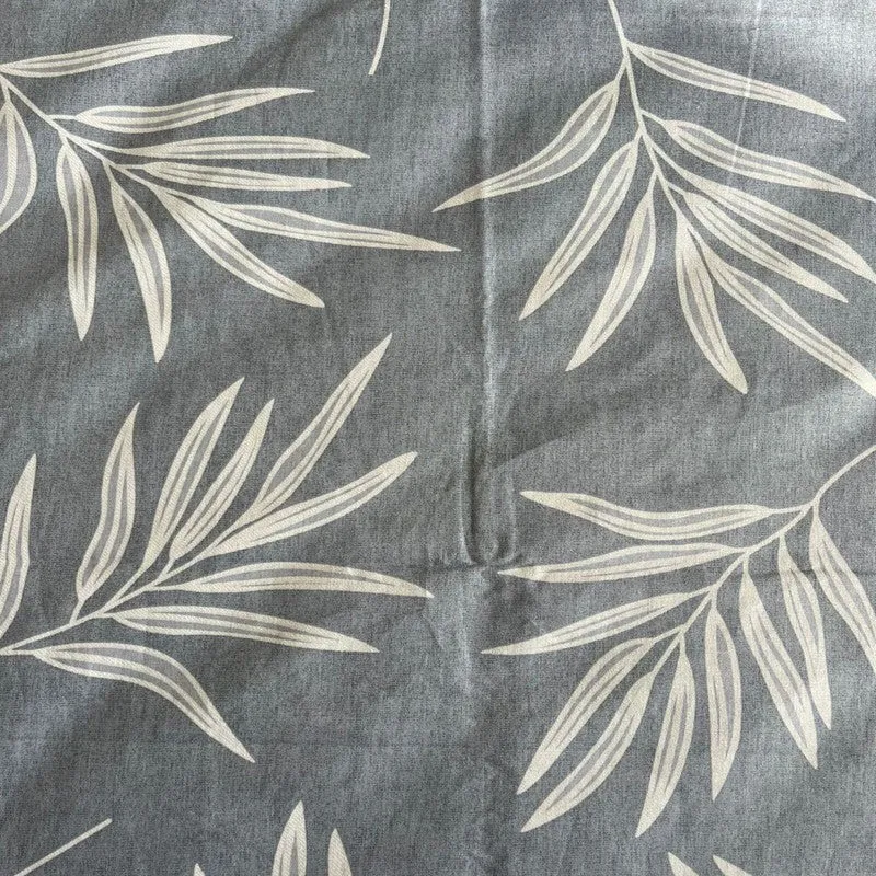Leaf Mist Cotton Bedsheets (Blue) - 400 TC media 6