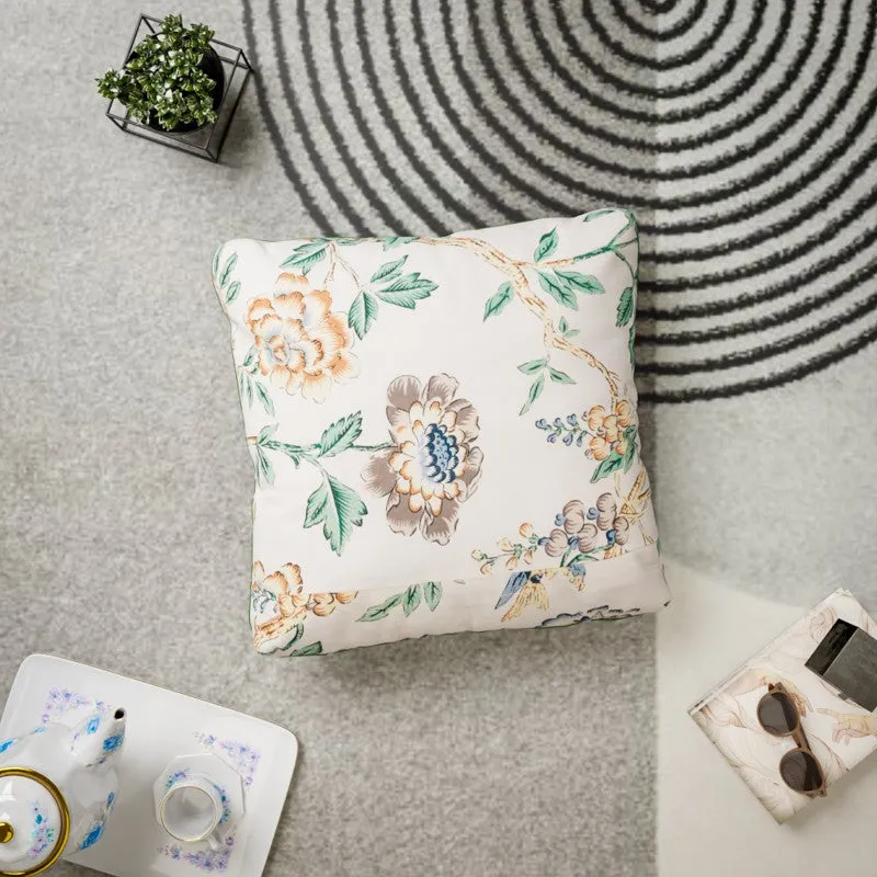 Floral Driftwood Cotton Cushion Covers - Set Of Three media 3
