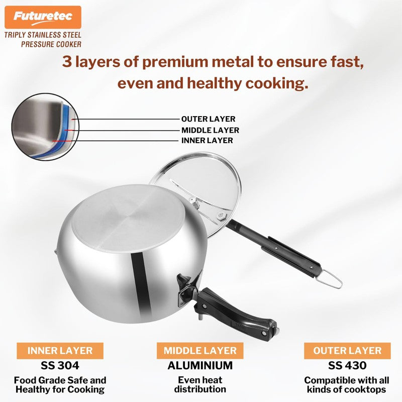 Kraft Smart Cook Pressure Cooker - 5000 mL media 5