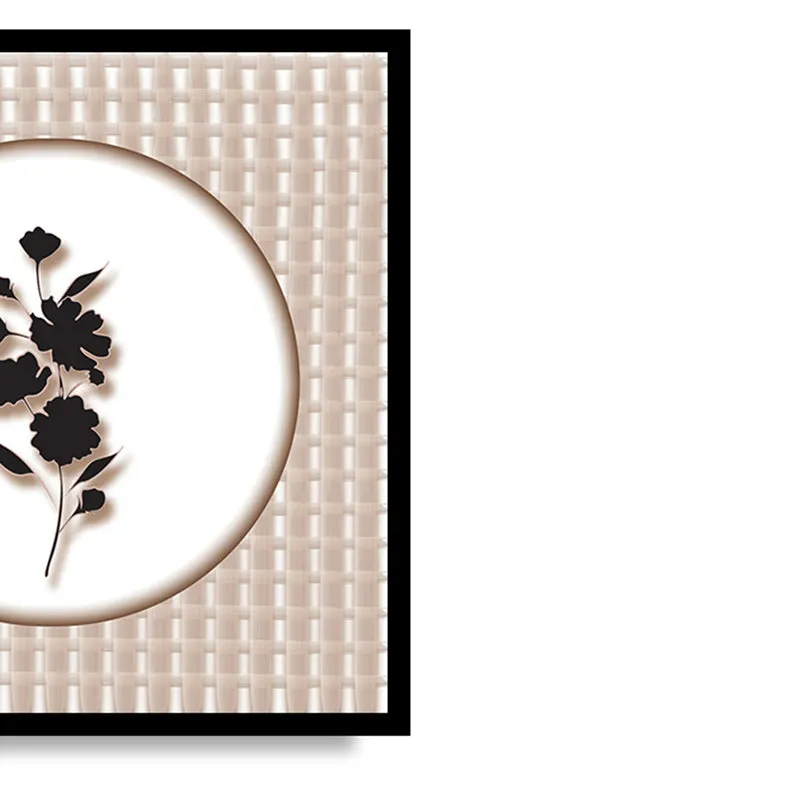 Botanica Silhouette Wall Art with Black Frame media 4