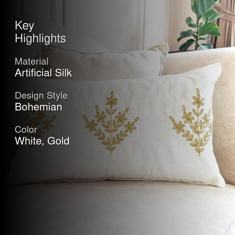 Grandios Lumbar Cushion Cover - White media 2